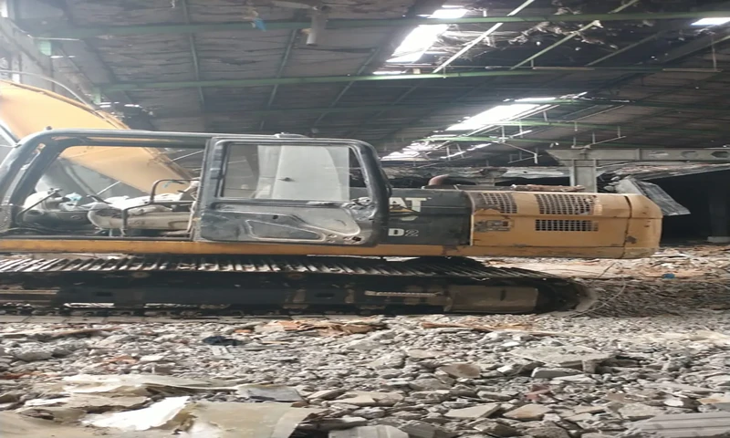 Aset milik PT Matahari yang diduga dirusak oleh oknum-oknum tertentu. (Foto: PARBOABOA/Rian)