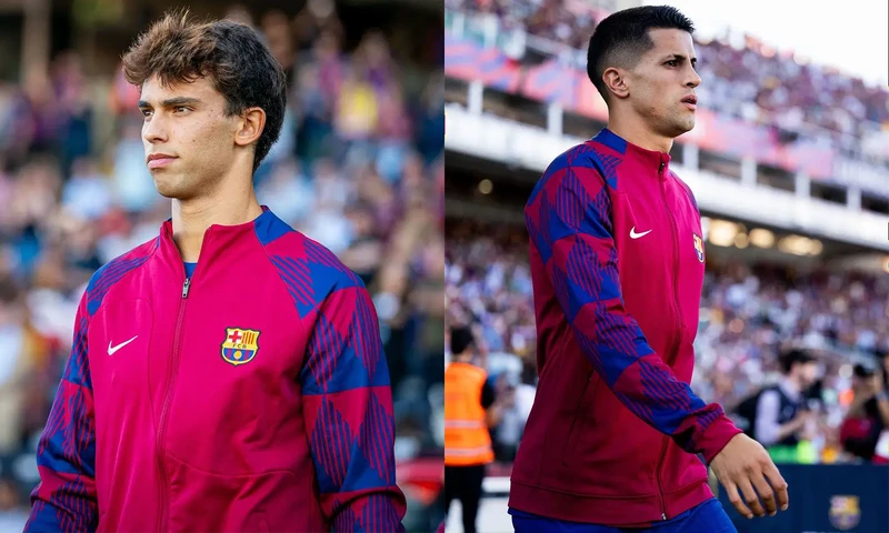Barcelona sukses mendatangkan dua pemain bintang dengan status pinjaman pada masa akhir bursa transfer musim panas 2023. Kedua pemain tersebut adalah Joao Felix dari Atletico Madrid dan Joao Cancelo dari Manchester City. (Foto: Instagram/@fcbarcelona)