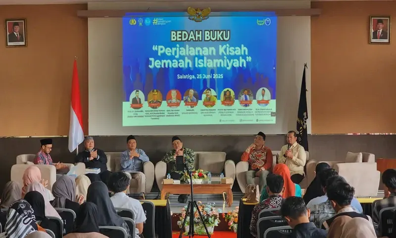 Bedah Buku dan Kelas Kontranarasi di UIN Salatiga Bahas Pembubaran JI. (Foto: Dok. BIN)