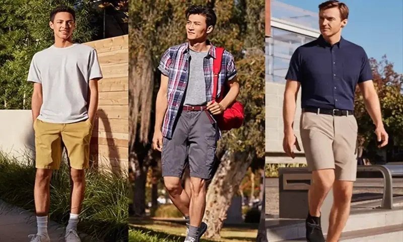 Inspirasi OOTD celana pendek pria (Foto: Uniqlo)