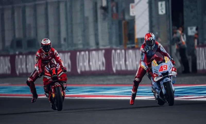 Fabio Di Giannantonio jadi pemenang MotoGP Qatar 2023 pada Senin (20/11/2023) (Foto: Instagram/ @fabiodiggia49)