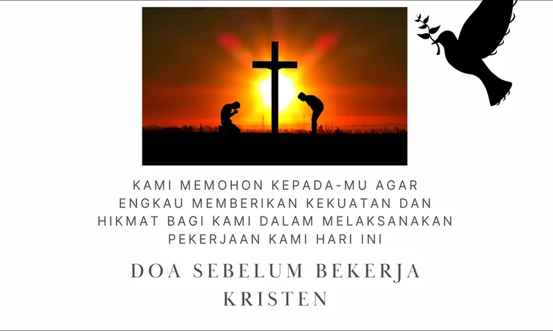 16 Contoh Doa Sebelum Bekerja Kristen dan Katolik