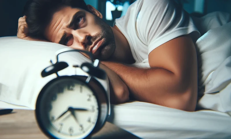 Ilustrasi foto orang insomnia (Foto: PARBOABOA/Beby Nitani)