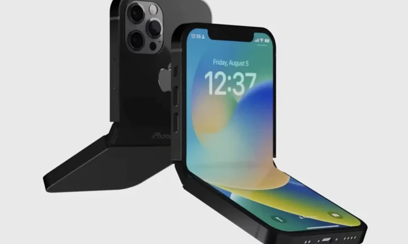 Apple dirumorkan akan merilis iPhone layar lipat di 2026. (Foto: Tech Aesthetics/YouTube)