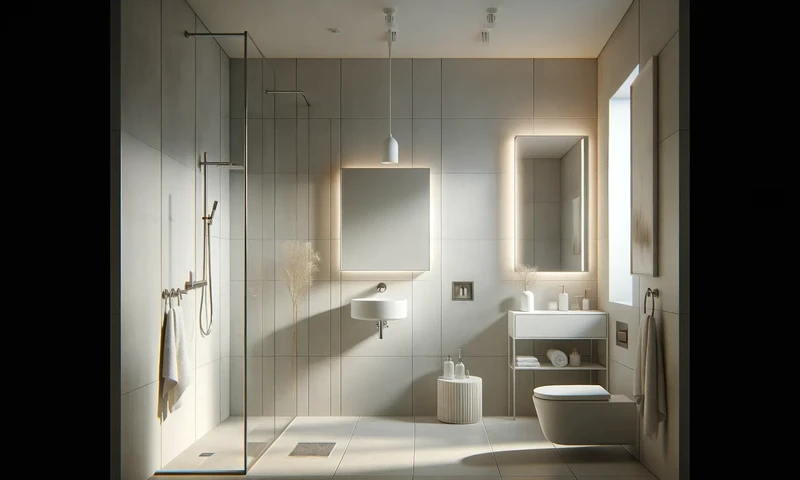 Inspirasi model kamar mandi minimalis (Foto: PARBOABOA/Wanovy)