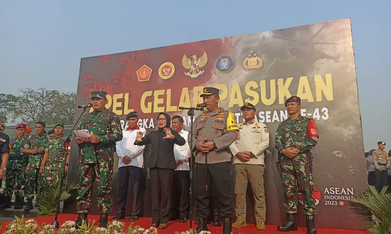 Belasan Ribu Personel TNI dan Polri Siap Amankan KTT ASEAN ke-43