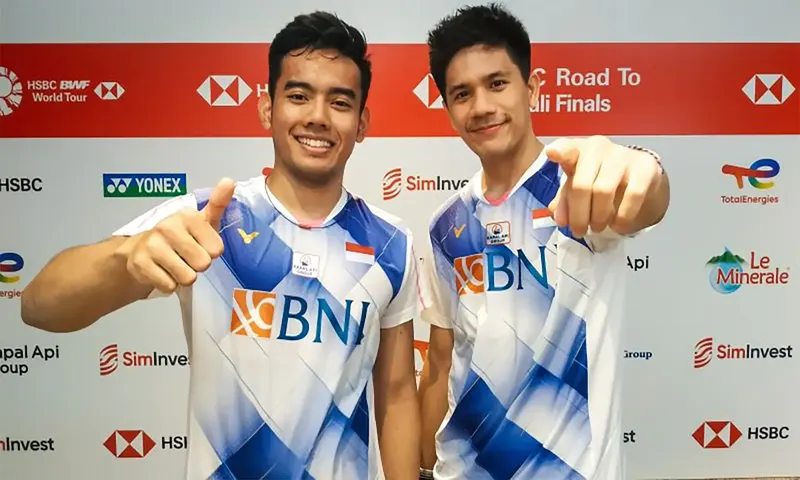 Pramudya/Yeremia Peringkat 14 BWF (dok MPI/Bagas Abdiel)