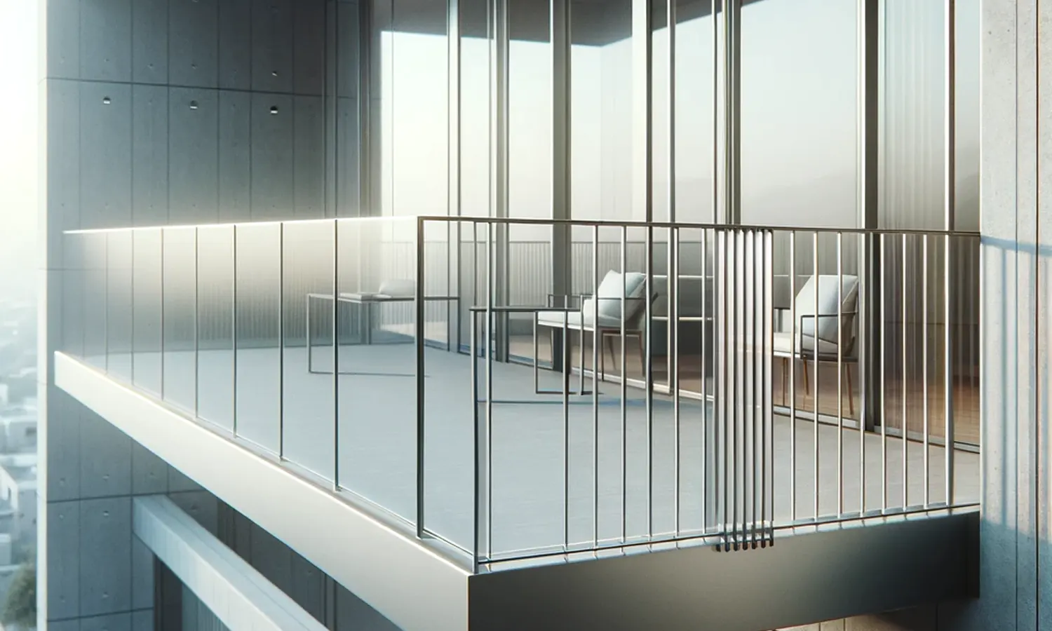 Model pagar balkon minimalis terbaru (Foto: PARBOABOA/Wanovy Hutapea)