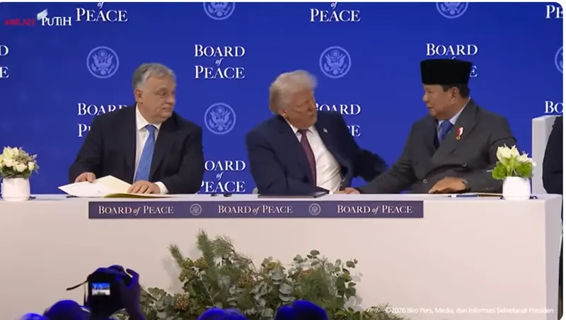 Presiden Prabowo ikut meratifikasi Dewan Perdamaian Gaza (foto: Sekretariat Presiden)