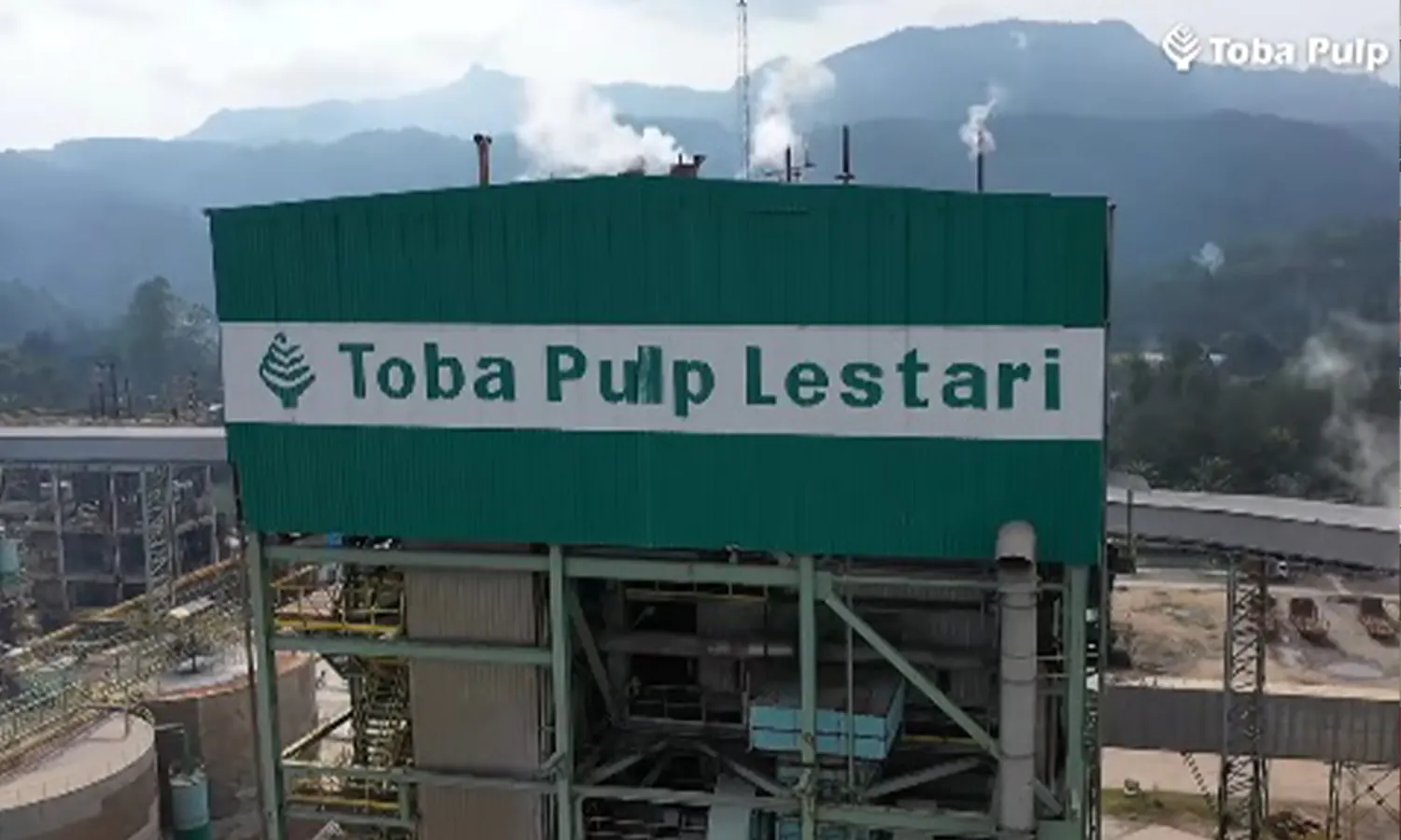 PT. Toba Pulp Lestari (TPL) menghentikan sementara aktivitasnya buntut cuaca ekstrim (Foto: IG/@tobapulplestari)