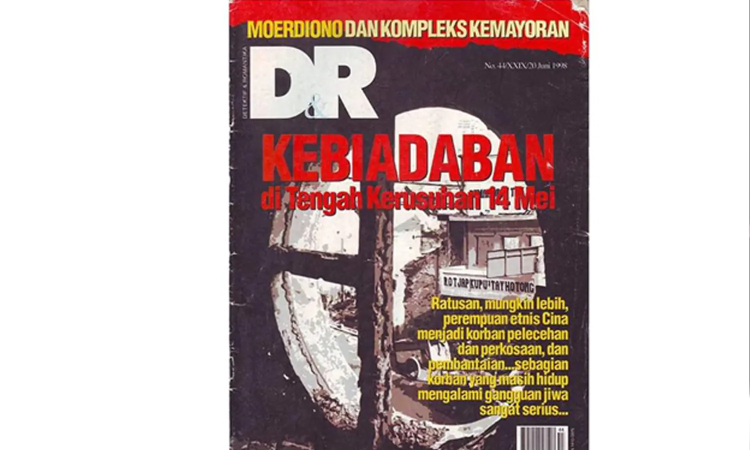 Liputan khusus tentang perkosaan pada Mei 1998. (Foto: PARBOABOA/P. Hasudungan Sirait)
