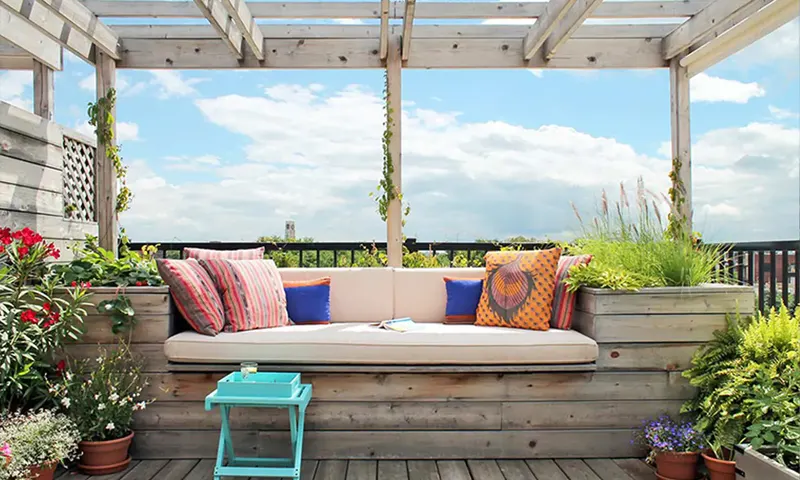 Teras Rooftop 10 Inspirasi Desain Teras Rooftop Rumah Kecil Terbaru
