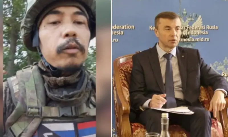 Duta Besar Rusia di Jakarta, Sergei Tolchenov, akhirnya memberikan keterangan mengenai keberadaan Satria Arta Kumbara, eks TNI AL. (Foto. Dok.harianaceh)