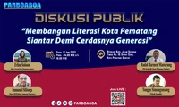 Dongkrak Angka Literasi Penduduk Pematang Siantar, Parboaboa Jemput Bola Gelar Diskusi Publik