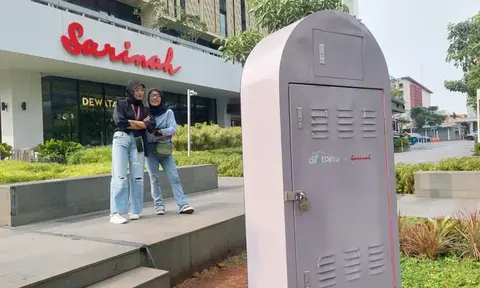 Menjajal Mesin Foto Otomatis di Gedung Sarinah Jakarta, Pengunjung: Kalau Bisa Jumlahnya Ditambah!
