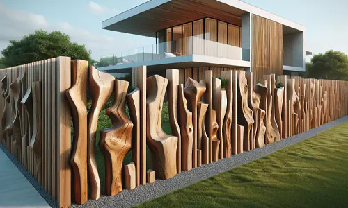 10 Model Pagar Kayu Unik untuk Rumah Minimalis
