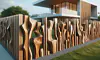 10 Model Pagar Kayu Unik untuk Rumah Minimalis